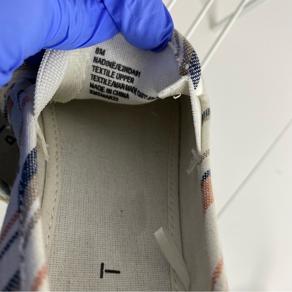 Women’s Esprit Multi Striped Trendy Espadrille Canvas Slip on Shoes Size 8 - Picture 6 of 8